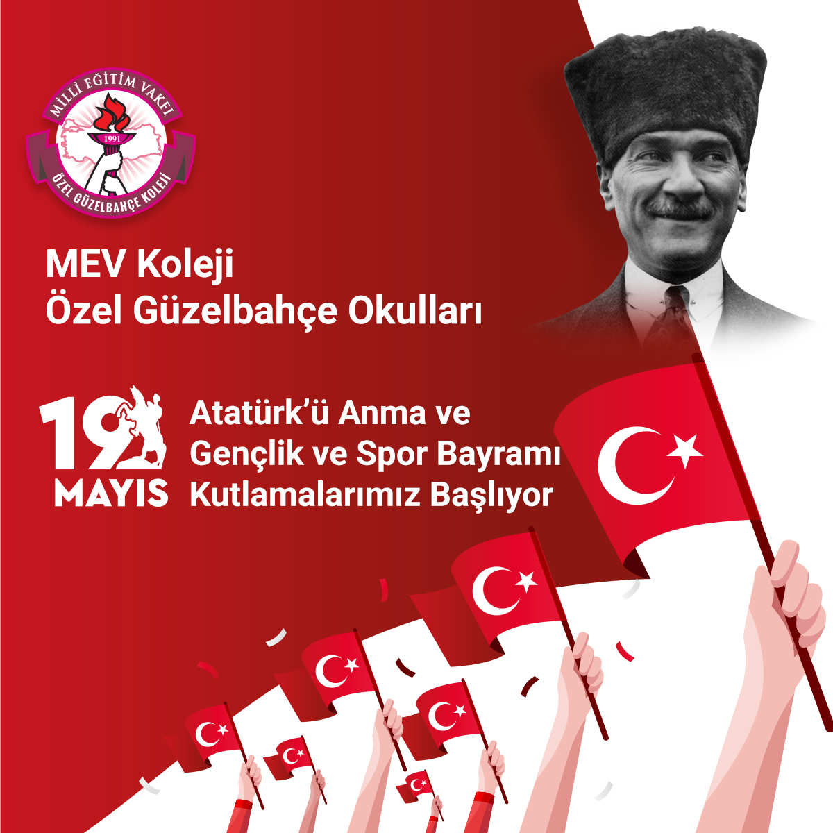 19 Mayıs Atatürk’ü Anma ve Gençlik ve Spor Bayramı Kutlama Programı
